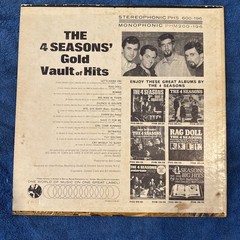 THE 4 SEASONS:The 4 Seasons Gold Vault Of Hits Phillips PHS-600-196 1965 VG-/G
