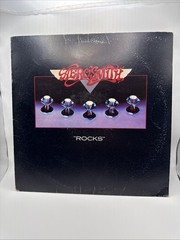 AEROSMITH – “ROCKS” US Columbia PC34165 Rock LP EX Vinyl No Barcode 1st Press