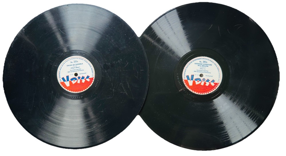 Arturo Toscanini & The NBC Symphony V Disc 78 RPM Records – Lot of 2