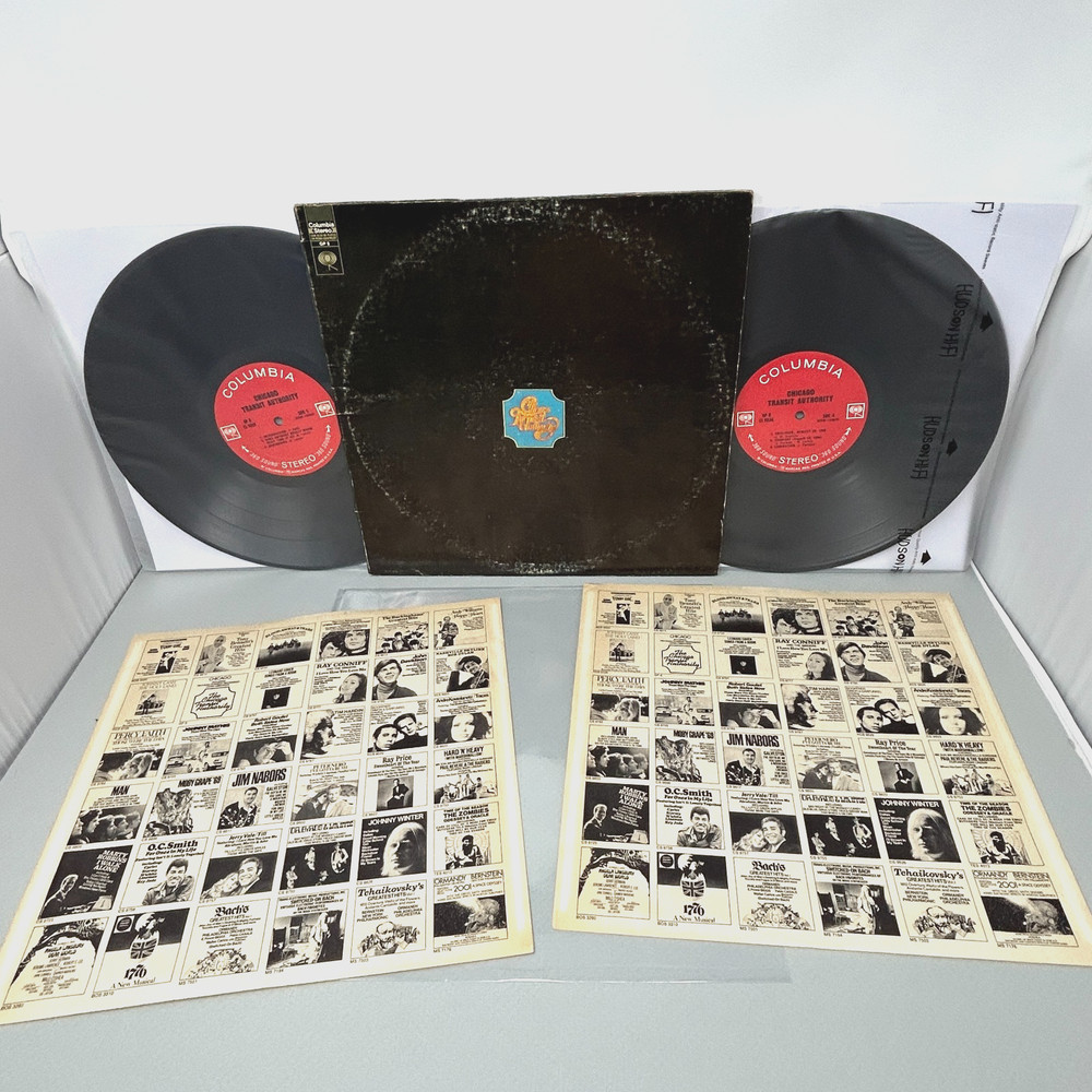 EX+ 1st Press CHICAGO TRANSIT AUTHORITY 1 vintage 1969 GATEFOLD GP8 VINYL CTA LP