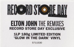 Elton John ‎– Positiva Presents Elton John The Remixes (GLOW IN THE DARK VINYL)