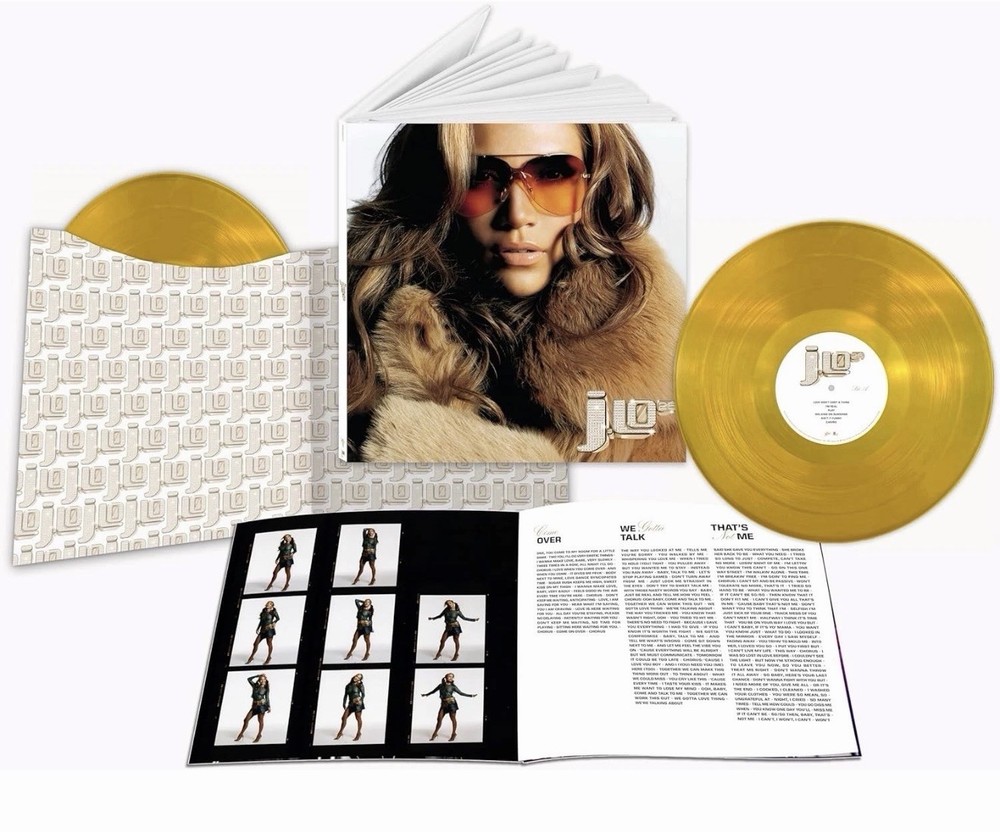 Jennifer Lopez J Lo 25th Anniversary Deluxe 2-LP Set Limited Edition Gold