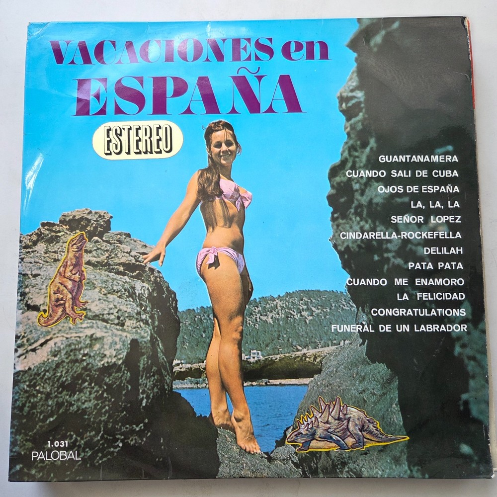 Vacaciones En España LP Palobal PH-1.031 Spanish Latin Pop Covers Stereo Vinyl