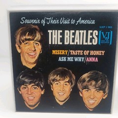 1964 Beatles VJEP 1-903 Souvenir Visit To America EP Picture Sleeve ONLY VG+