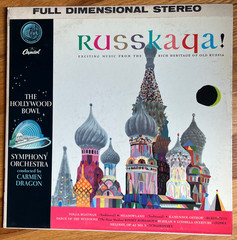 Russkaya! Hollywood Bowl Symphony Carmen Dragon Capitol SP 8384 Stereo Scranton