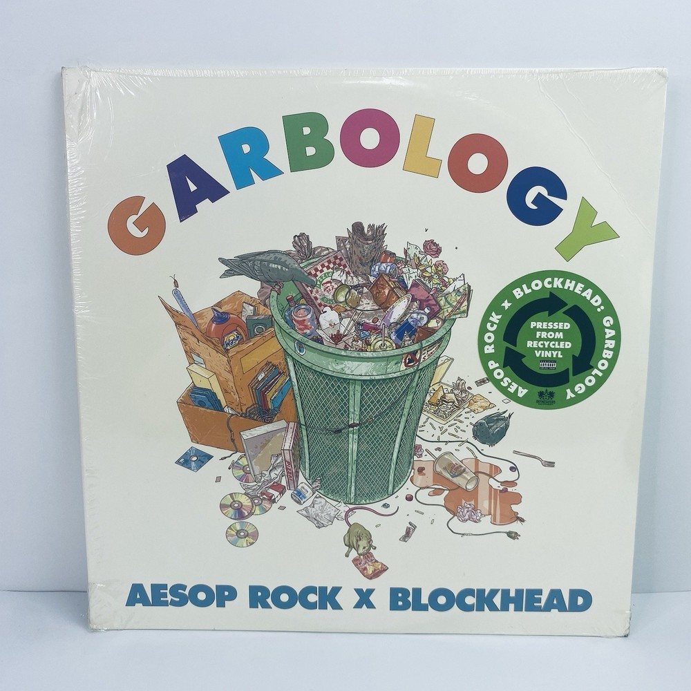 Aesop Rock X Blockhead – Garbology (Recycled Random Color) Vinyl Record LP NEW!