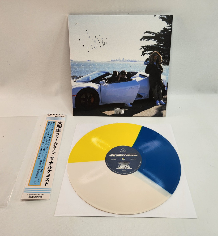 Larry June & The Alchemist Vinyl LP The Great Escape Tri-Color Only 300 Made
