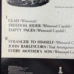 Traffic / John Barleycorn Must Die Island 90058-1 vinyl record LP EX