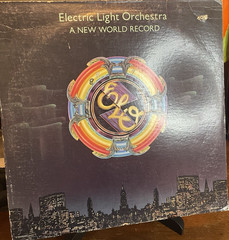 1976 ELO First Press – A New World – Prog Rock Vinyl Record NM/NM+ Jet Records