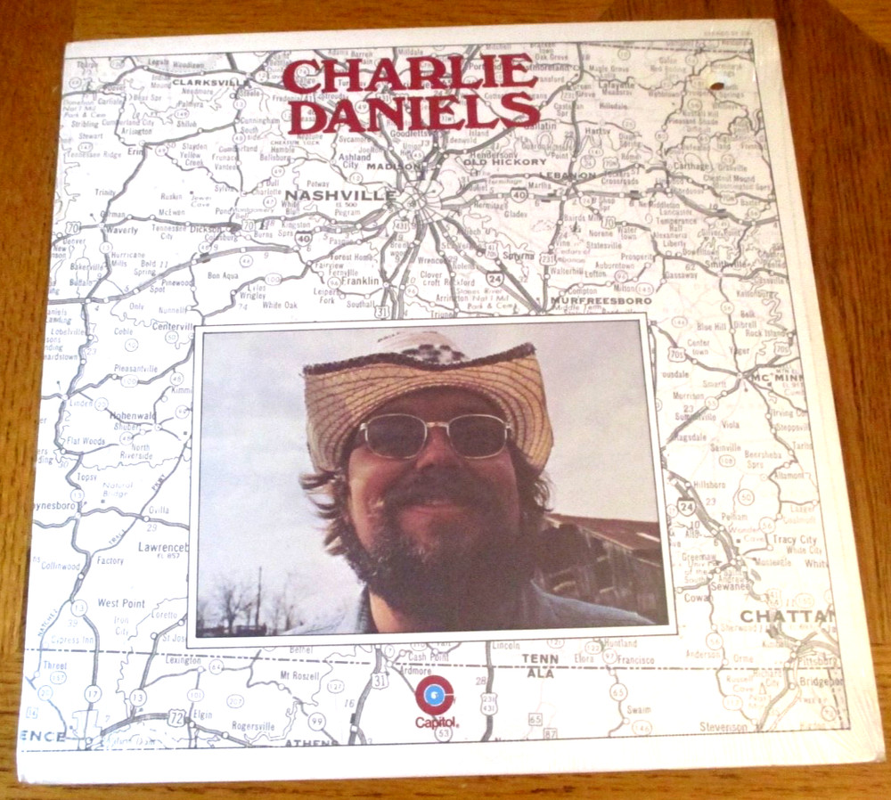 CHARLIE DANIELS Self Titled ’71 SEALED LP CAPITOL ST-790 NM/M Country Rock FIRST