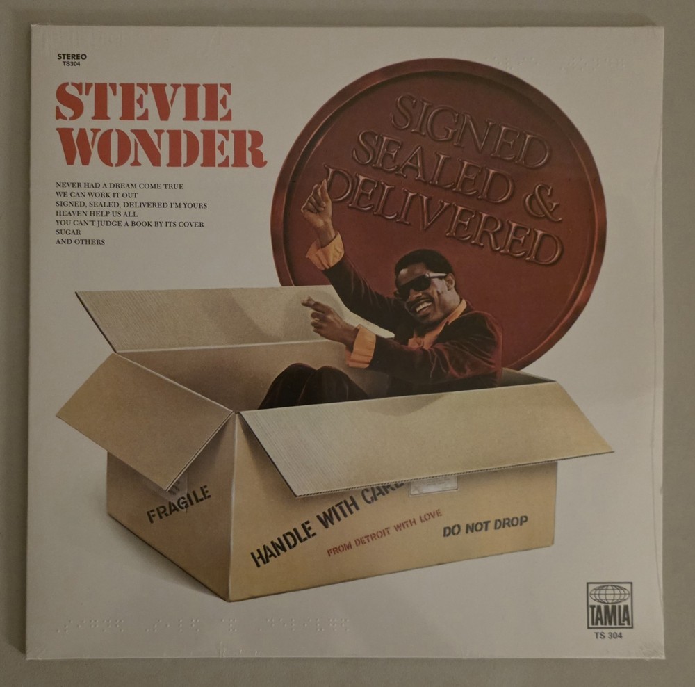 Stevie Wonder – Signed, Sealed & Delivered Vinyl LP Record NEW Motown Legend