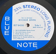 Booker Irvin – the In Between LP Record Blue Note Jazz 1968 US Seller Ships Free