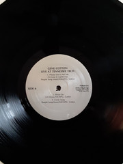 GENE COTTON-LIVE AT TENNESSEE TECH (3 LP Box Set) 1987 TN Singer Songwriter Folk