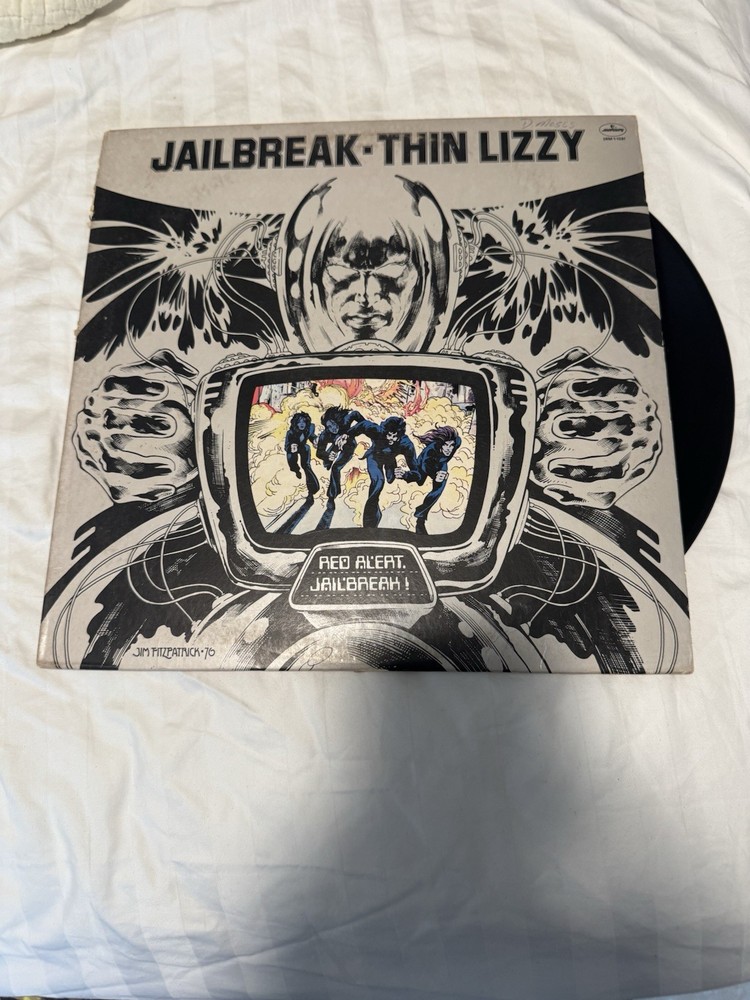 Thin Lizzy ‚ Jailbreak ‚ Vinyl LP Album US 1976 Pitman Pressing ROCK VG+/VG+