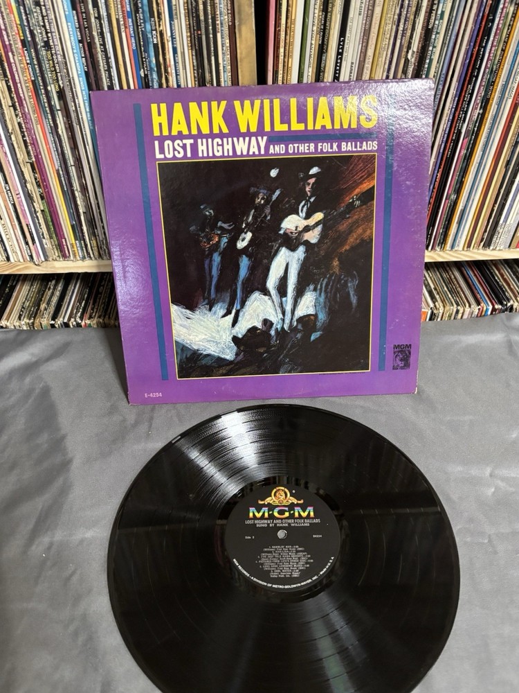 Hank Williams Lost Highway And Other Folk Ballads LP Album Vinyl Record E4254