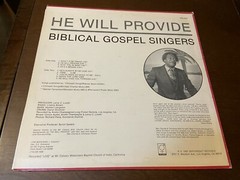 Biblical Gospel Singers~He Will Provide~VG+ Birthright Gospel Soul R&B Christian