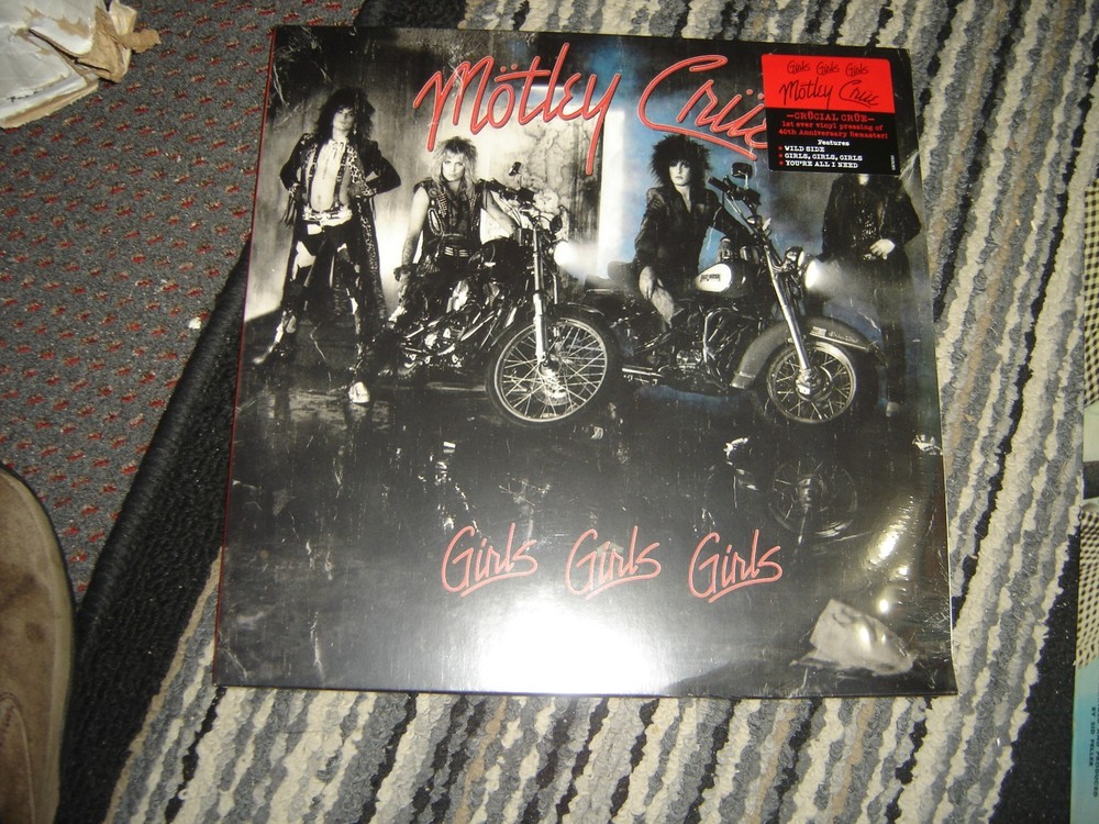 Motley Crue – Girls Girls Girls 2022 Czech Republic Reissue Vinyl LP SS