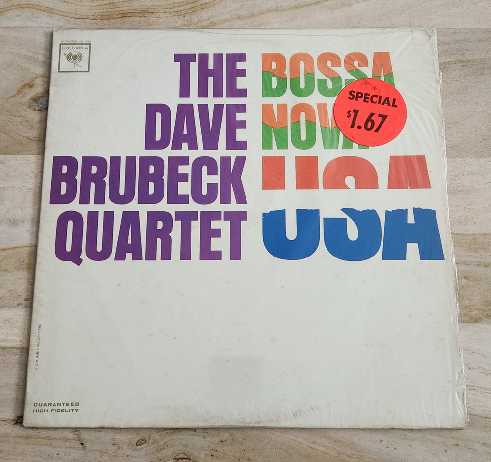Dave Brubeck Quartet – Bossa Nova USA Vinyl LP Shrink Columbia 1963 Mono EX/VG+