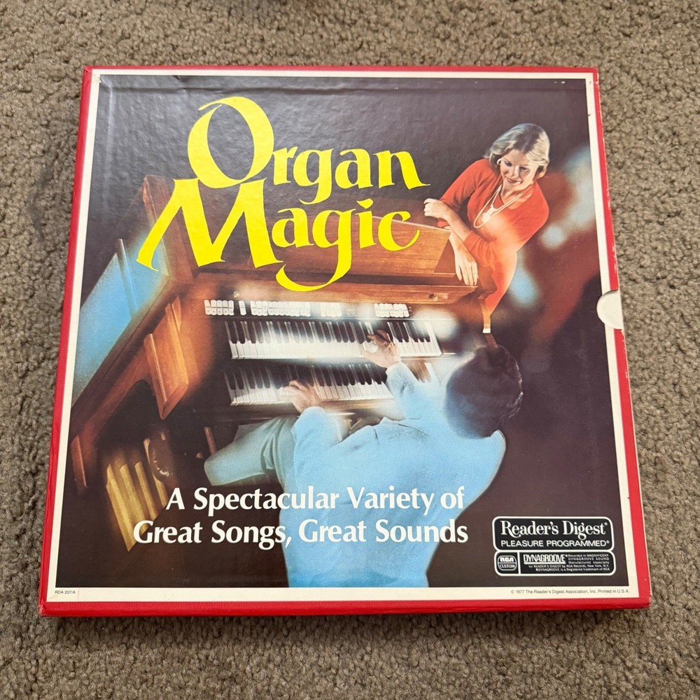 Readers Digest Organ Magic 1977 Vinyl Box Set Dynagroove 6 Record Collection