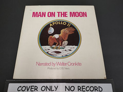 COVER ONLY: Vintage Man On The Moon Apollo 11 1969 LP Lincoln Mercury 70s Car Ad
