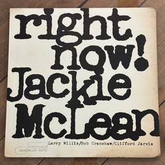 Jackie McLean Right Now 1st NY Mono RVG Blue Note lp