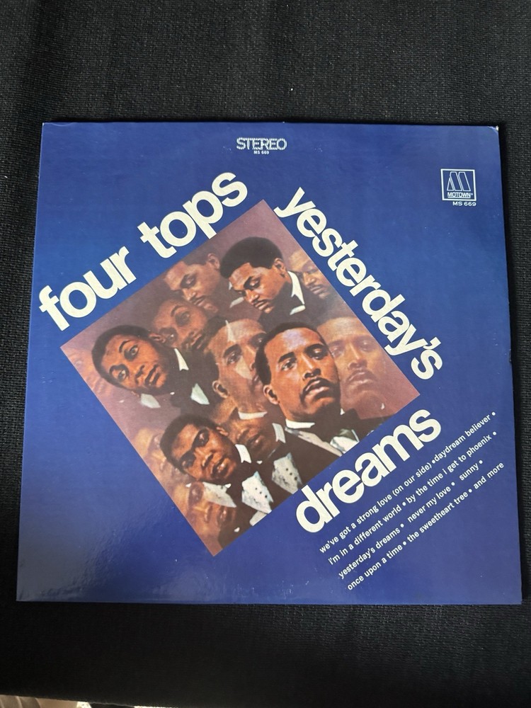 Four Tops – Yesterday’s Dreams 1968 Motown MS 669 Vinyl LP OG Press – VG+/VG
