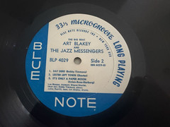 Art Blakey & Jazz Messengers Blue Note 4029 LP „Big Beat“ DG Ear RVG NY,USA Mono