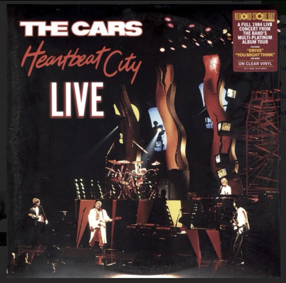 THE CARS Heartbeat City Live RSD 2026 2LP Vinyl Record SEALED!