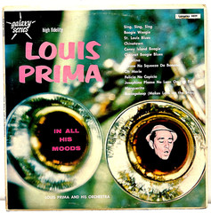Louis Prima In All His Moods Vinyl Galaxy Series Records
