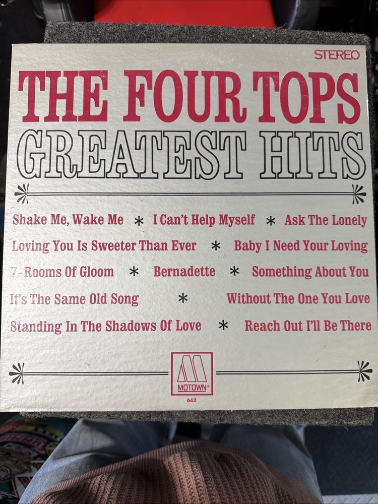 The Four Tops Greatest Hits MS 662 Vinyl LP Best Of Motown 1967