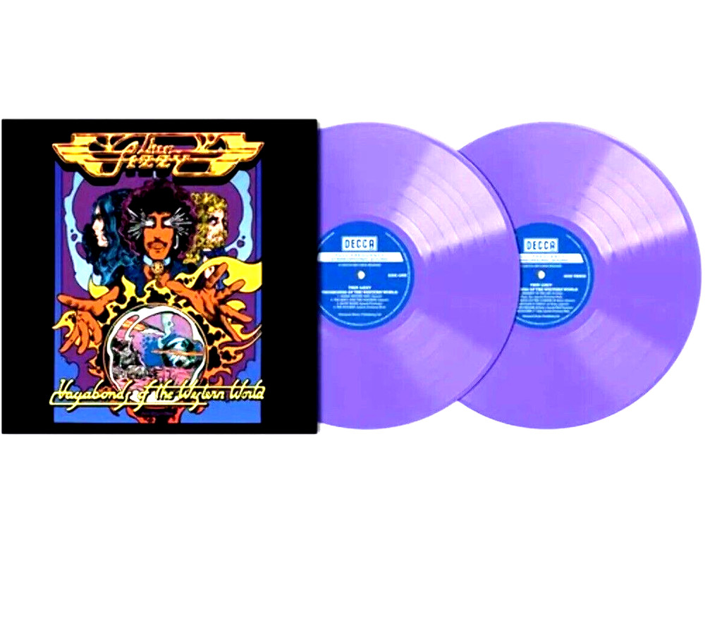Thin Lizzy Vagabonds of the Western World Purple Color Vinyl Double LP Ships Now