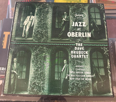 Dave Brubeck Quartet Jazz At Oberlin 1983 12″ 33 Fantasy Blue Label #OJC046 VG