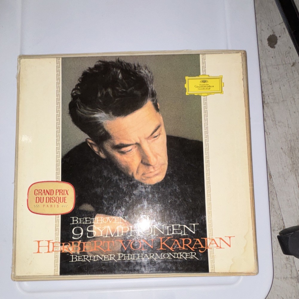 Herbert von Karajan Beethoven 9 Symphonien Vinyl Box Set Berliner DG