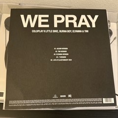 Coldplay We Pray Vinyl EP 12” Little Simz Burna Boy Elyanna TINI Limited Edition