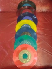 Complete Set of 1949 RCA Victor 45 rpm Records In All 7 Original Colors