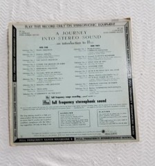 A Journey Into Stereo Sound 1958 Album – FFRR Full Frequency Range Recording