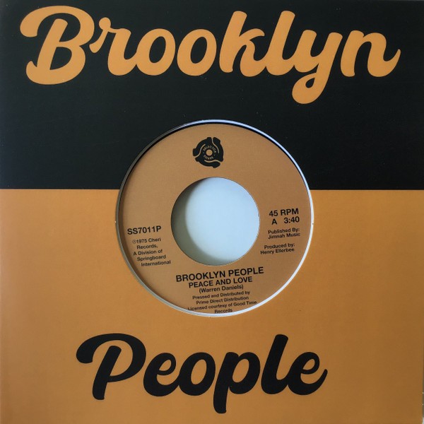 Brooklyn People – Peace And Love (7″) (Mint (M)) – Mint (M)