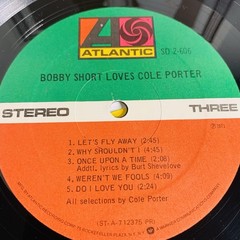 BOBBY SHORT LOVES COLE PORTER VG+ 2-LP SET VINYL RECORD ATLANTIC GATEFOLD