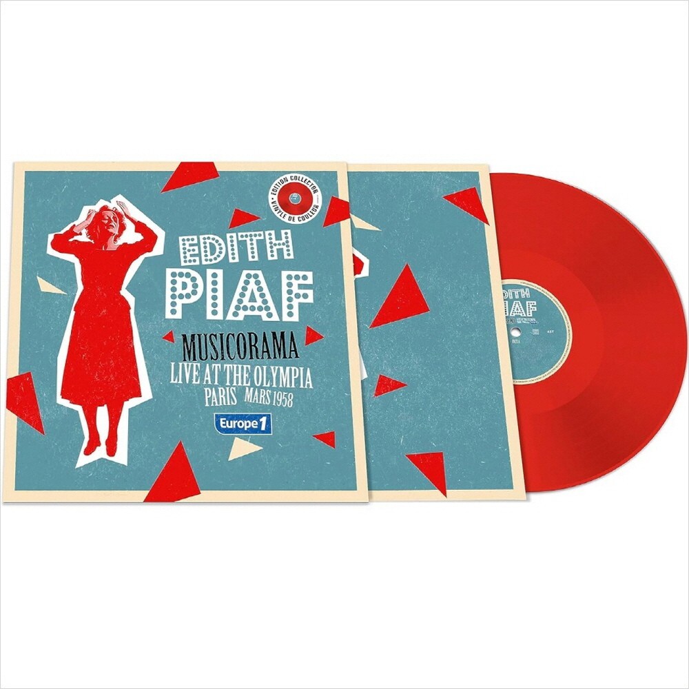 (LP) Edith Piaf – Musicorama: Live At The Olympia Paris, Mars 1958 (Red Vinyl)