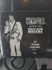 MEGA RARE! Elvis Presley ON TOUR 1974: SOUTH BEND INDIANA 2026 LP CLEAR VINYL M