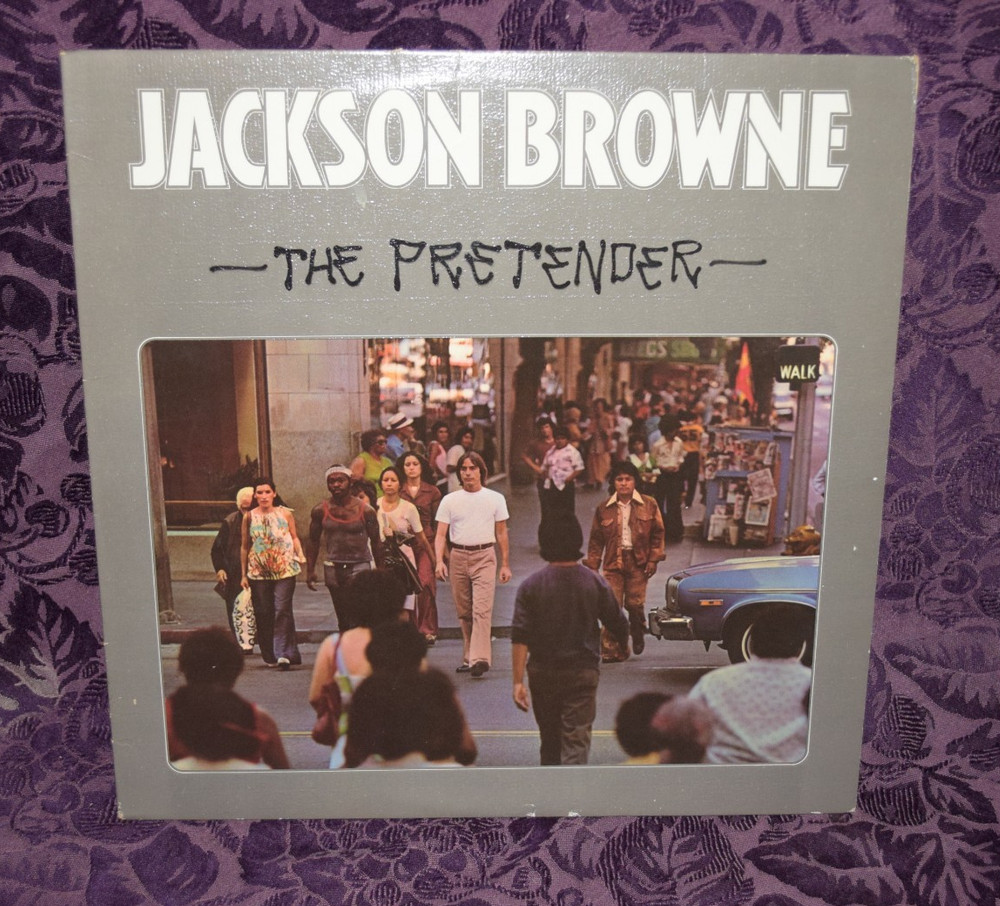 Jackson Browne The Pretender full 5:50 Vinyl Asylum 1976 Cloud SRC AR VG+/VG+/EX