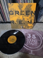 R.E.M. Green Lp Vinyl OG 1988 1st Press W/Insert/Sticker VG+/VG+ Wax