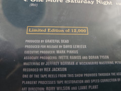 GRATEFUL DEAD FOX THEATRE, ST. LOUIS, MO, DECEMBER 10, 1971 5 NEW LP SET, LMT ED