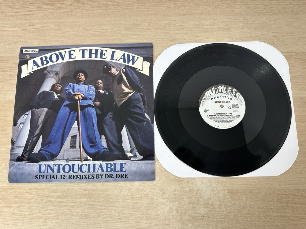 Above the Law: Untouchable/Menace to Society: Vinyl Maxi Single: Dr. Dre Remixes