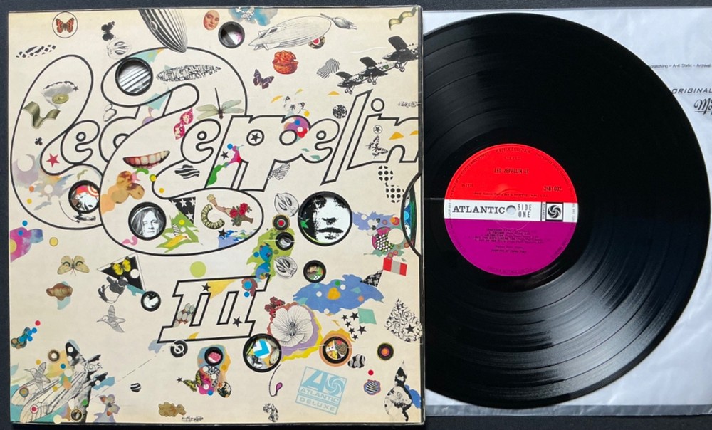 LED ZEPPELIN LED ZEPPELIN III ORIGINAL UK RED/PLUM A5/B7 “CELEBRATION” No „PG“