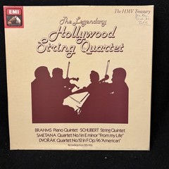EMI RLS 765 HOLLYWOOD STRING QUARTET – Brahms Schubert Smetana Dvorak – UK 3LP
