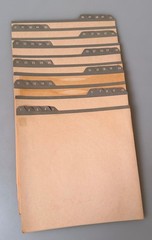 Vintage 45 rpm Record 1960s Tote Box Case Dividers NO Writing for 50 Discs