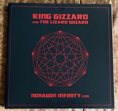 King Gizzard & The Lizard Wizard ~ Nonagon Live, 2LP Red Nonagon Shape Vinyl New