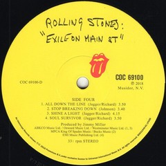 Rolling Stones – Exile On Main St – 2xLP – 1/2 Speed Mastered – New/Sealed Vinyl