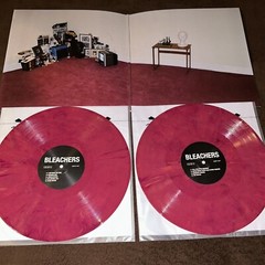 Bleachers – Self-Titled Red Galaxy Marbled Urban Outfitters Vinyl